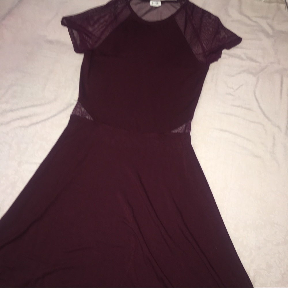 Red, Flowy Dress